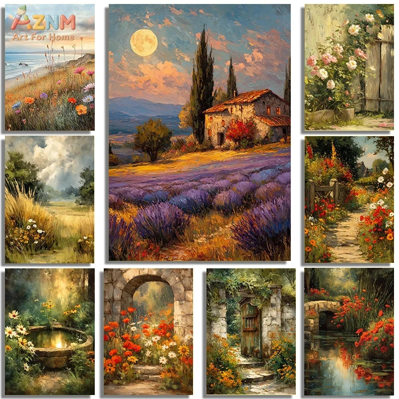 Lavender Oil - AZNM, cuadro decorativo de estilo vintage