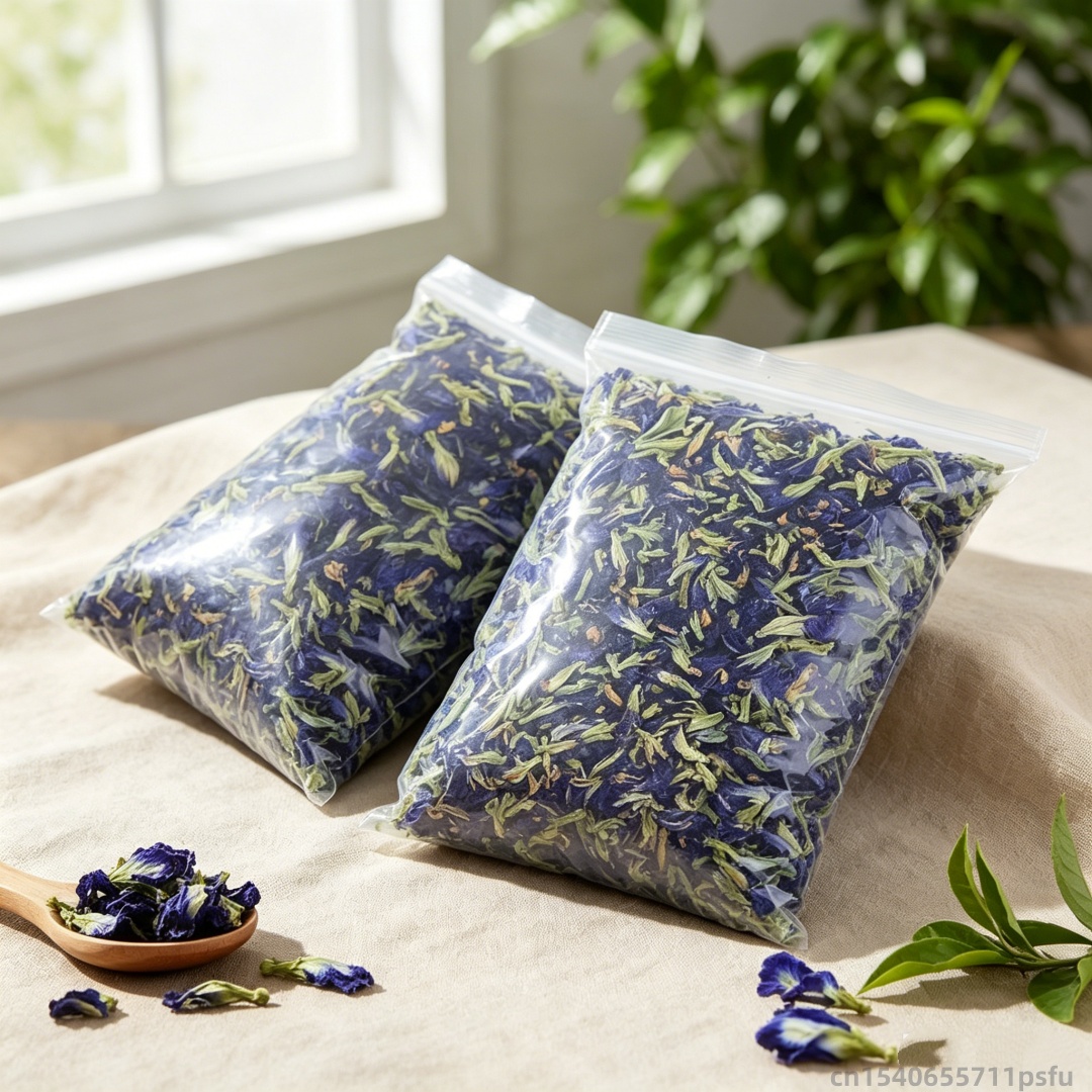 Chamomile Tea - Flor de mariposa azul natural, flor