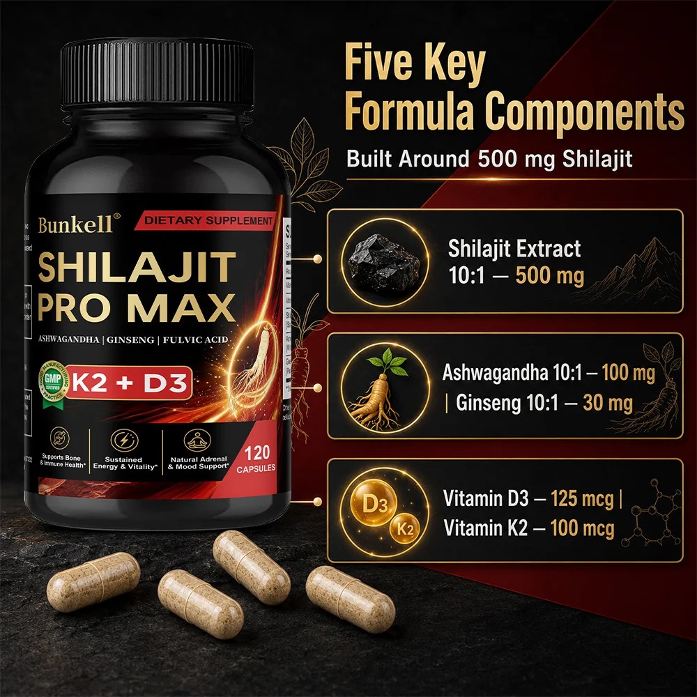 Suplemento de Shilajit, con Vi - Ginger Tea reseña y precio