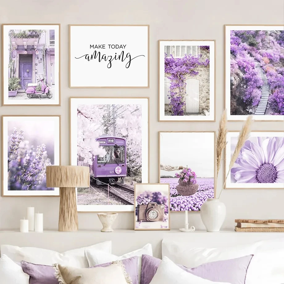 Cuadro de paisaje con flores m - Lavender Oil reseña y precio