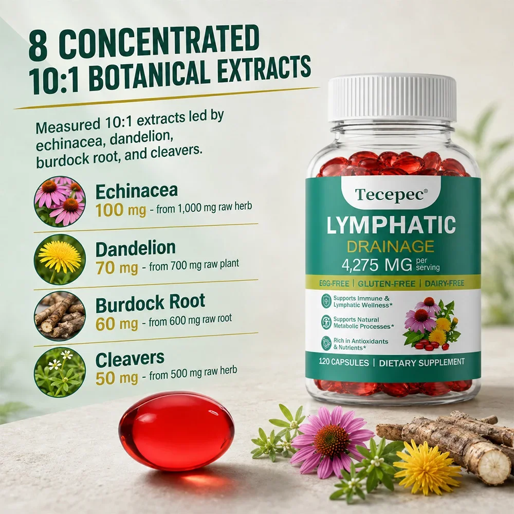 Drenaje linfático: apoyo al si - Echinacea reseña y precio